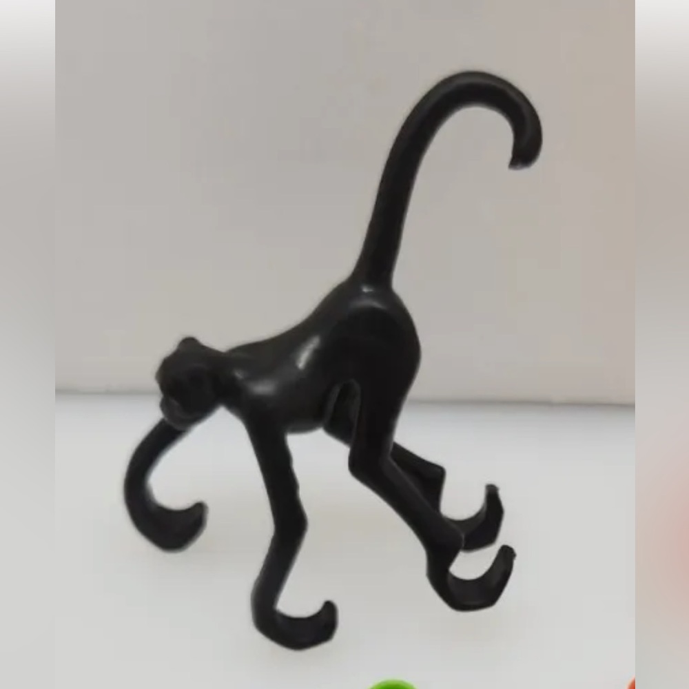 Vintage Fisher-Price Little people Play Family Zoo black monkey